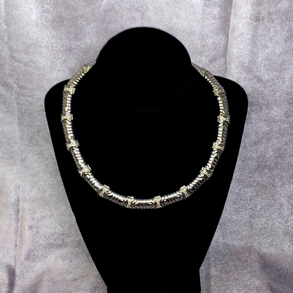 2/$10 Silver & Diamond Looking Fashion Jewelry Necklace